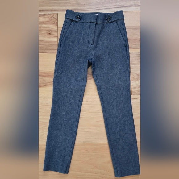 LOFT Pants - 00P LOFT The Skinny Dark Blue Denim Business Pants